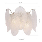 SL6135.201.02 Светильник настенный ST-Luce золотистый/прозрачный, янтарный G9LED 2*5W ЛАЙТА — изображение 5