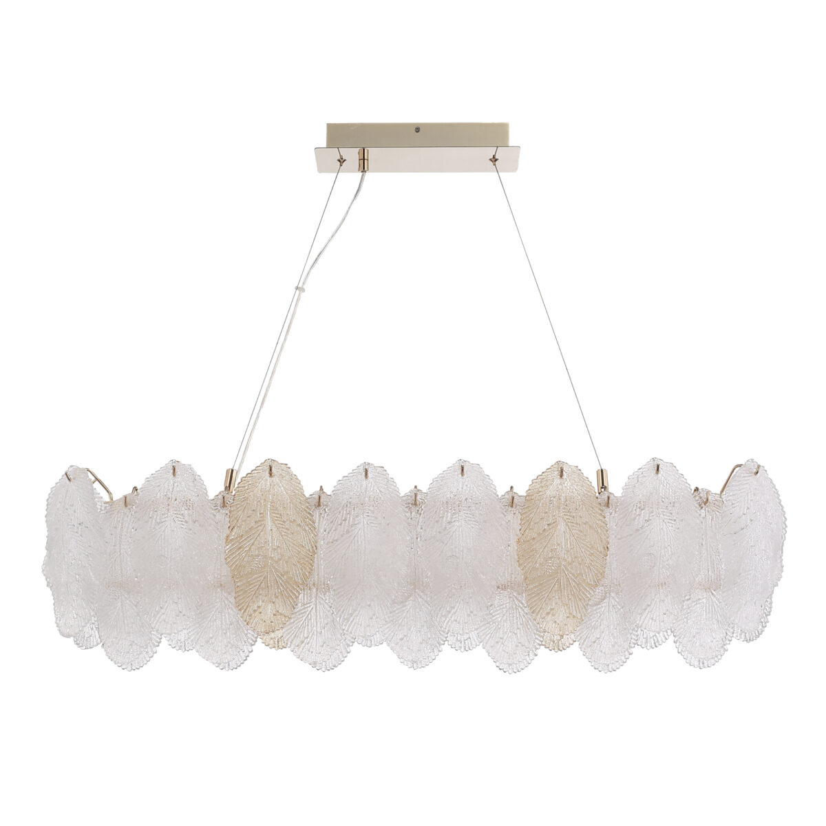 SL6135.233.01 Светильник подвесной ST-Luce золото/прозрачный, янтарный LED 1*24W 3000K ЛАЙТА — изображение 2