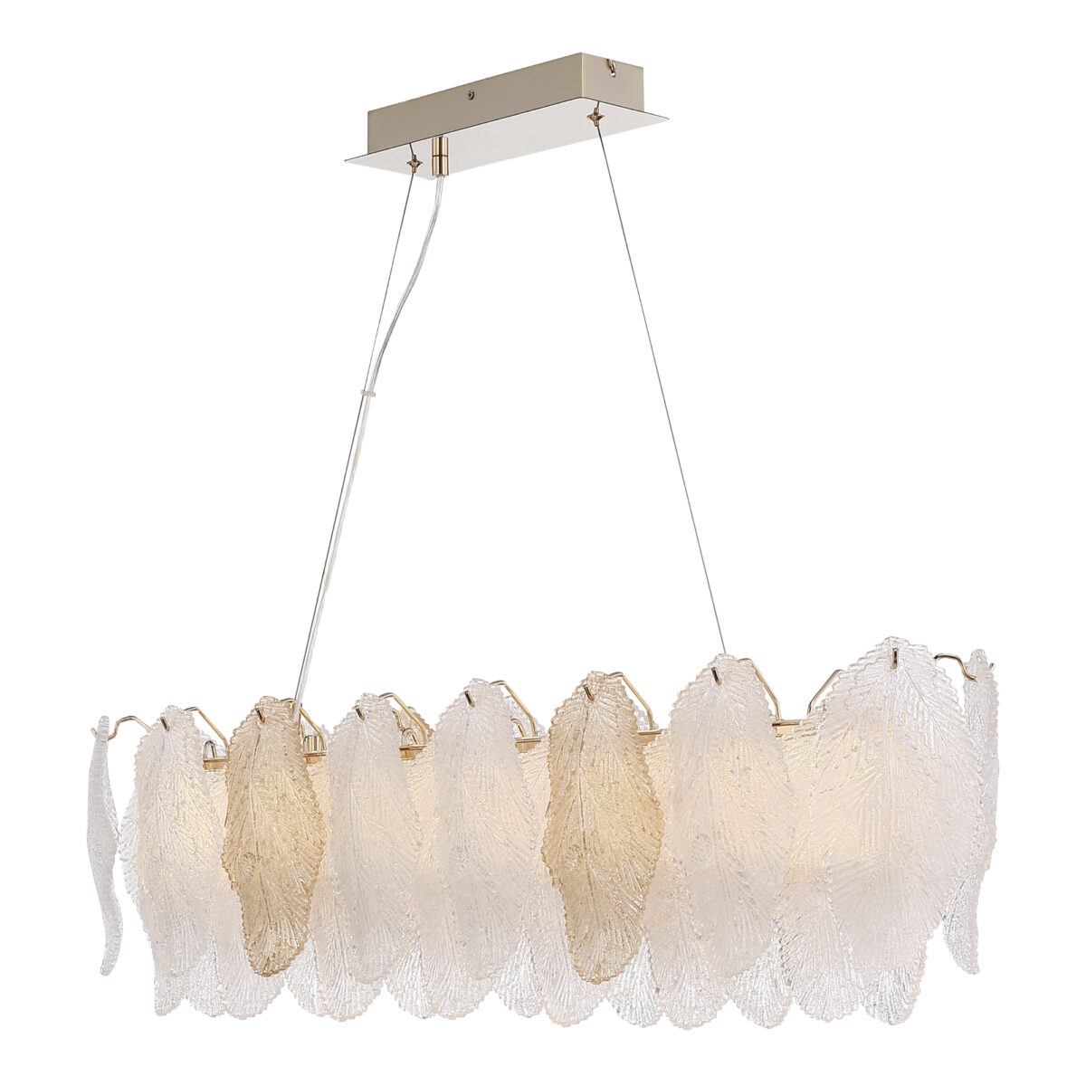 SL6135.233.01 Светильник подвесной ST-Luce золото/прозрачный, янтарный LED 1*24W 3000K ЛАЙТА — изображение 3