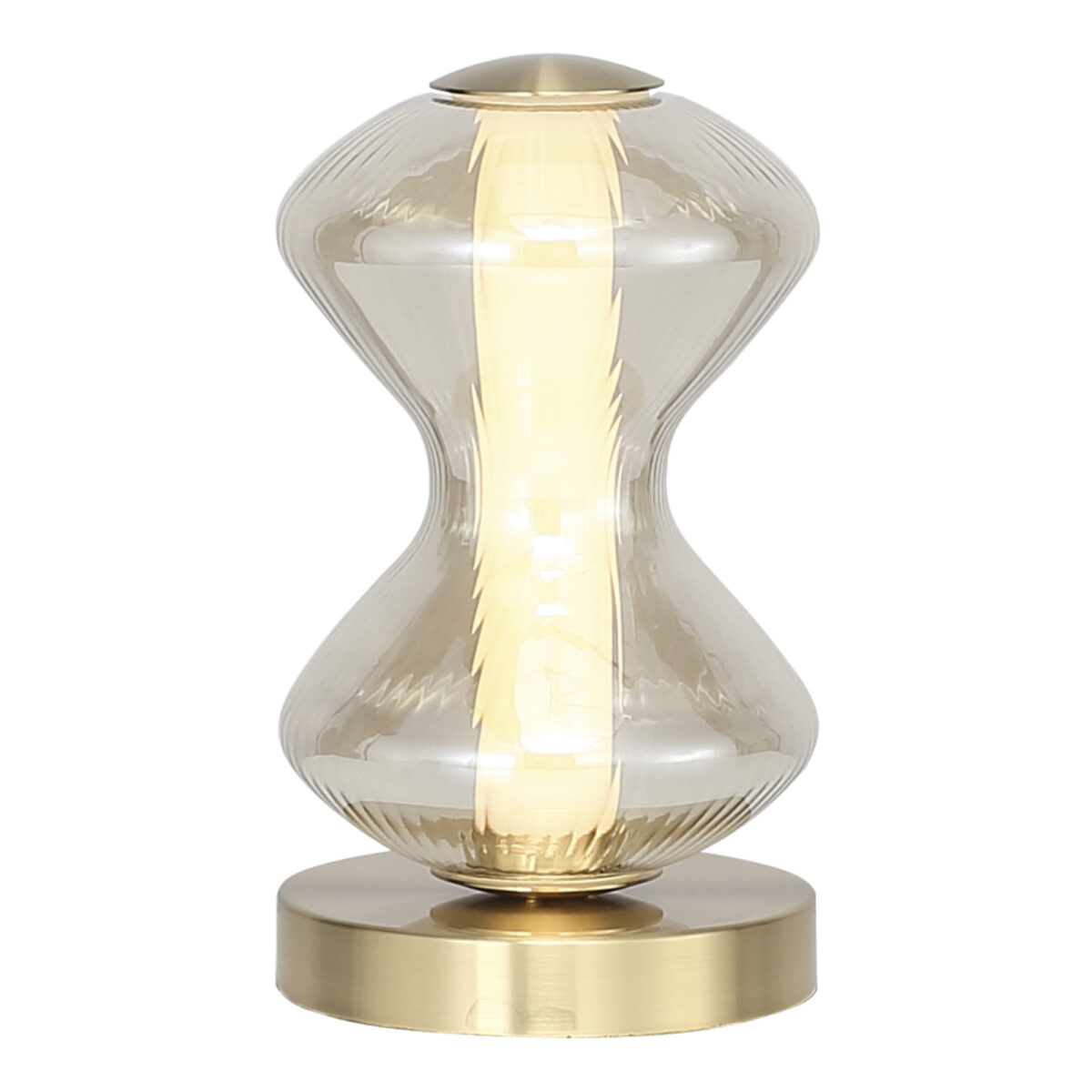 SL6136.204.01 Прикроватная лампа ST-Luce золото/коньячный LED 1*6W 3000K СПАЙН — изображение 1