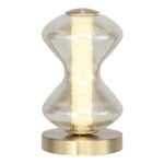 SL6136.204.01 Прикроватная лампа ST-Luce золото/коньячный LED 1*6W 3000K СПАЙН