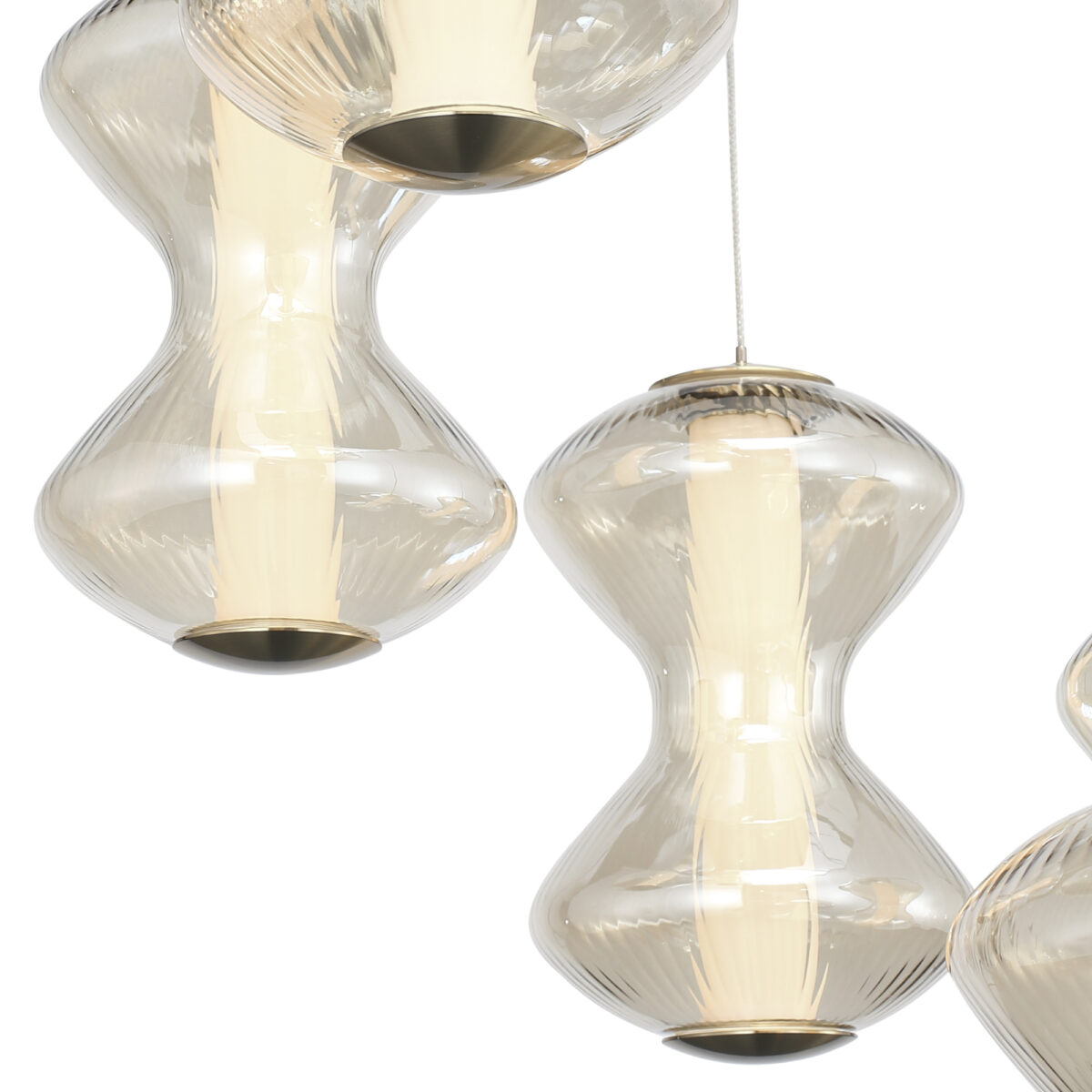 SL6136.233.01 Светильник подвесной ST-Luce золото/коньячный LED 1*28W 3000K СПАЙН — изображение 5