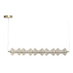 SL6136.243.01 Светильник подвесной ST-Luce золото/коньячный LED 1*28W 3000K СПАЙН — изображение 2