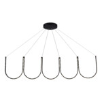 SL6202.413.01 Светильник подвесной ST-Luce Черный LED 1*68W 3000K ХЕЙТ