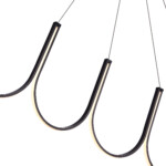 SL6202.413.01 Светильник подвесной ST-Luce Черный LED 1*68W 3000K ХЕЙТ — изображение 3