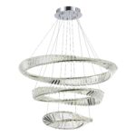 SL6204.101.03 Светильник подвесной ST-Luce Хром/Прозрачный LED 1*97W 4000K РИТОРТО