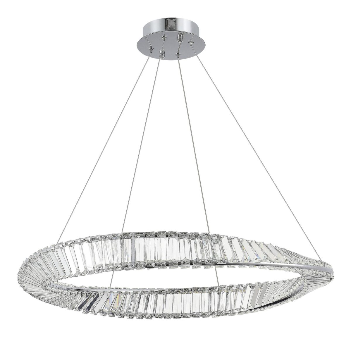 SL6204.111.01 Светильник подвесной ST-Luce Хром/Прозрачный LED 1*45W 4000K РИТОРТО — изображение 2