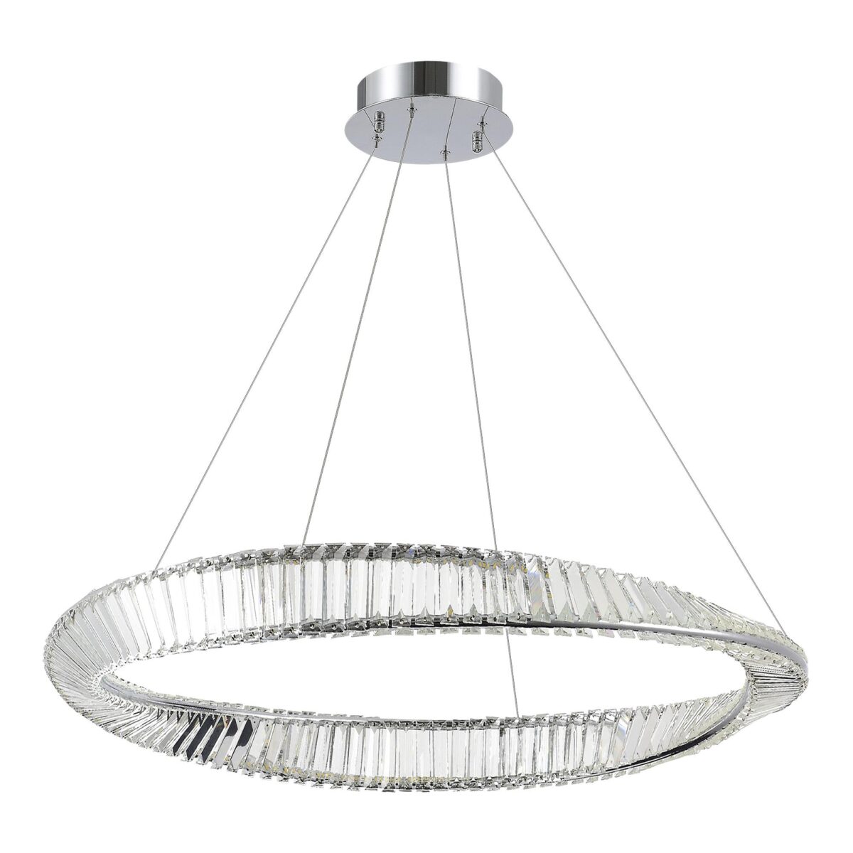 SL6204.121.01 Светильник подвесной ST-Luce Хром/Прозрачный LED 1*58W 4000K РИТОРТО — изображение 2