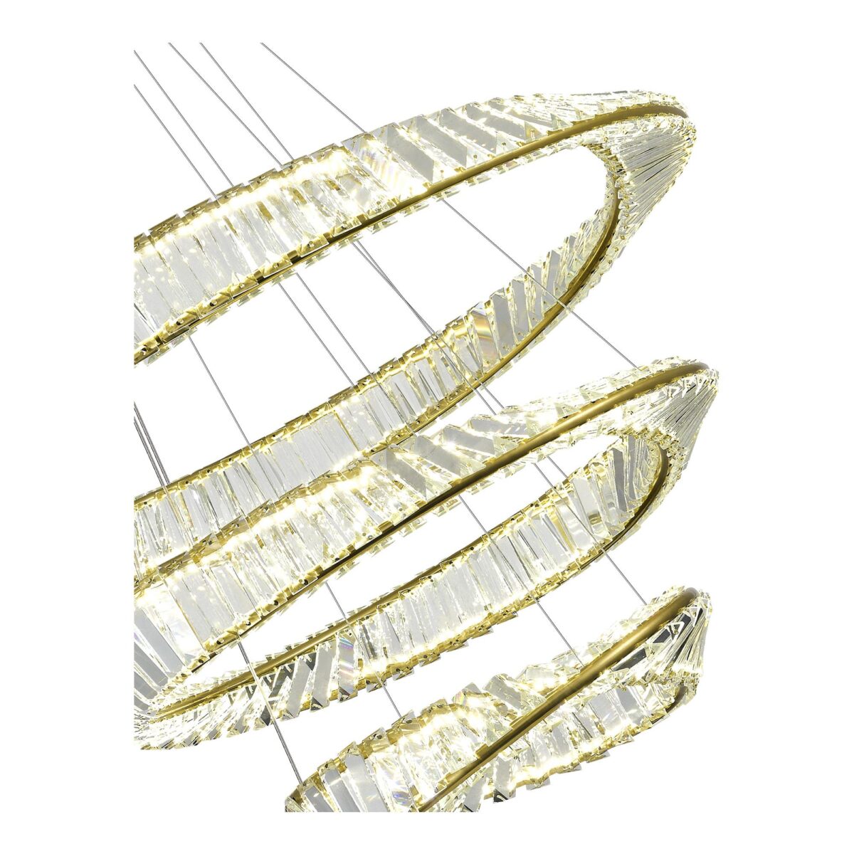 SL6204.301.03 Светильник подвесной ST-Luce Латунь/Прозрачный LED 1*97W 4000K РИТОРТО — изображение 3