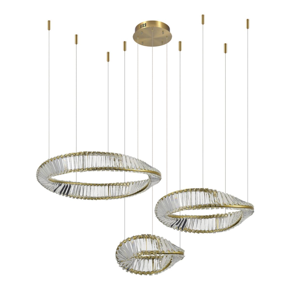 SL6204.311.03 Светильник подвесной ST-Luce Латунь/Прозрачный LED 1*97W 4000K РИТОРТО — изображение 2