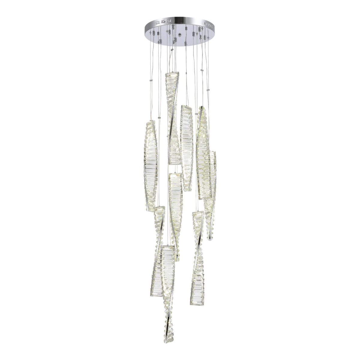 SL6205.103.09 Светильник подвесной ST-Luce Хром/Прозрачный LED 1*99W 4000K ЭЛИКА — изображение 1
