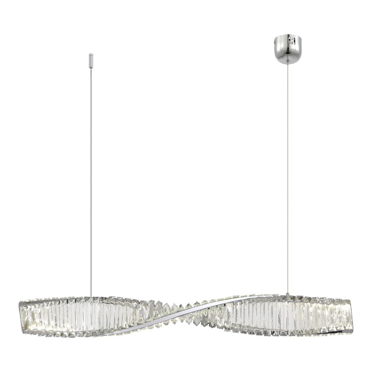 SL6205.113.01 Светильник подвесной ST-Luce Хром/Прозрачный LED 1*21W 4000K ЭЛИКА — изображение 1