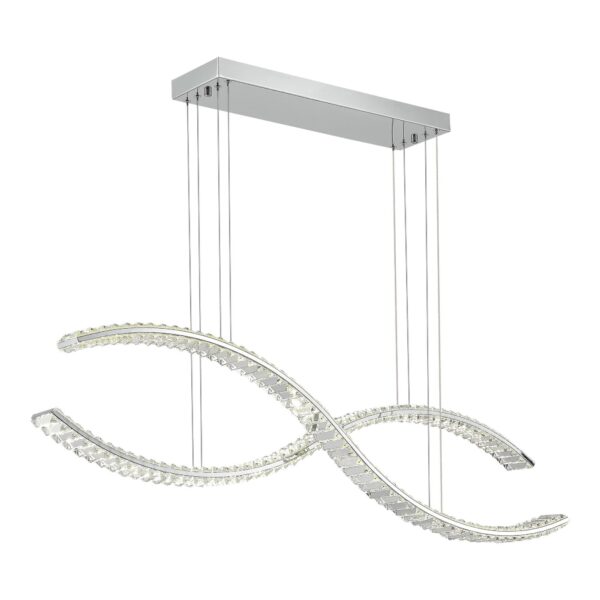 SL6206.103.50 Светильник подвесной ST-Luce Хром/Прозрачный LED 1*50W 3000K АЦЕНО