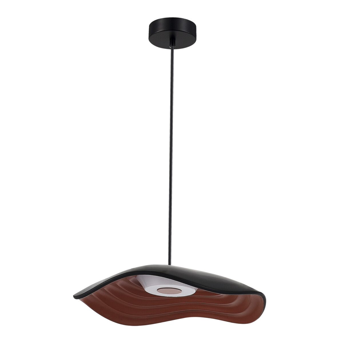 в наличии SL6208.401.12 Светильник подвесной ST-Luce Черный/Черный, Оранжевый LED 1*12W 3000K ОАЗИС - купить в интернет-магазине Светильники Торг