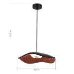 в наличии SL6208.401.12 Светильник подвесной ST-Luce Черный/Черный, Оранжевый LED 1*12W 3000K ОАЗИС - купить в интернет-магазине Светильники Торг