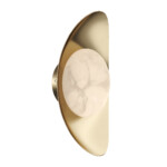 в наличии SL6229.201.01 Светильник настенный ST-Luce Золотистый/Алебастр LED 1*7W 3000K ПЕРИАЛ - купить в интернет-магазине Светильники Торг