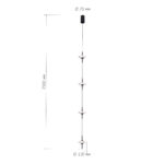 SL6231.403.04 Светильник подвесной ST-Luce Черный/Прозрачный LED 4*5W 4000K ЗЕНИТ — изображение 2