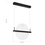 SL6233.403.15 Светильник подвесной ST-Luce Черный/Прозрачный LED 1*15W 4000K СПЛЕНДИД — изображение 5