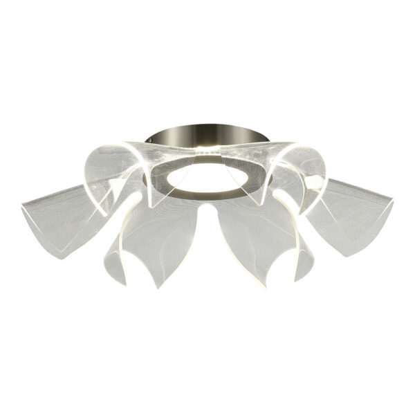 SL6235.102.20 Светильник потолочный ST-Luce Никель/Прозрачный LED 1*20W 4000K ФИЕРА