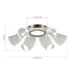 SL6235.102.20 Светильник потолочный ST-Luce Никель/Прозрачный LED 1*20W 4000K ФИЕРА — изображение 5