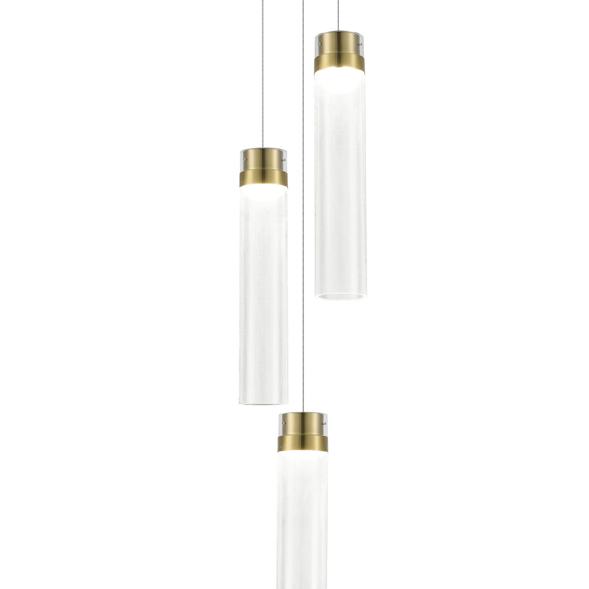 SL6236.303.03 Светильник подвесной ST-Luce Латунь/Прозрачный LED 3*12W 4000K ШАМПАНЬ — изображение 3