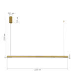 SL6238.303.01 Светильник подвесной ST-Luce латунь/латунь LED 1*20W 4000K ПАРИЛЛА — изображение 6