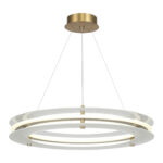 SL6245.203.01 Светильник подвесной ST-Luce золотистый/Прозрачный LED 1*40W 4000K ФЭГИ