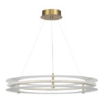 SL6245.203.01 Светильник подвесной ST-Luce золотистый/Прозрачный LED 1*40W 4000K ФЭГИ — изображение 2