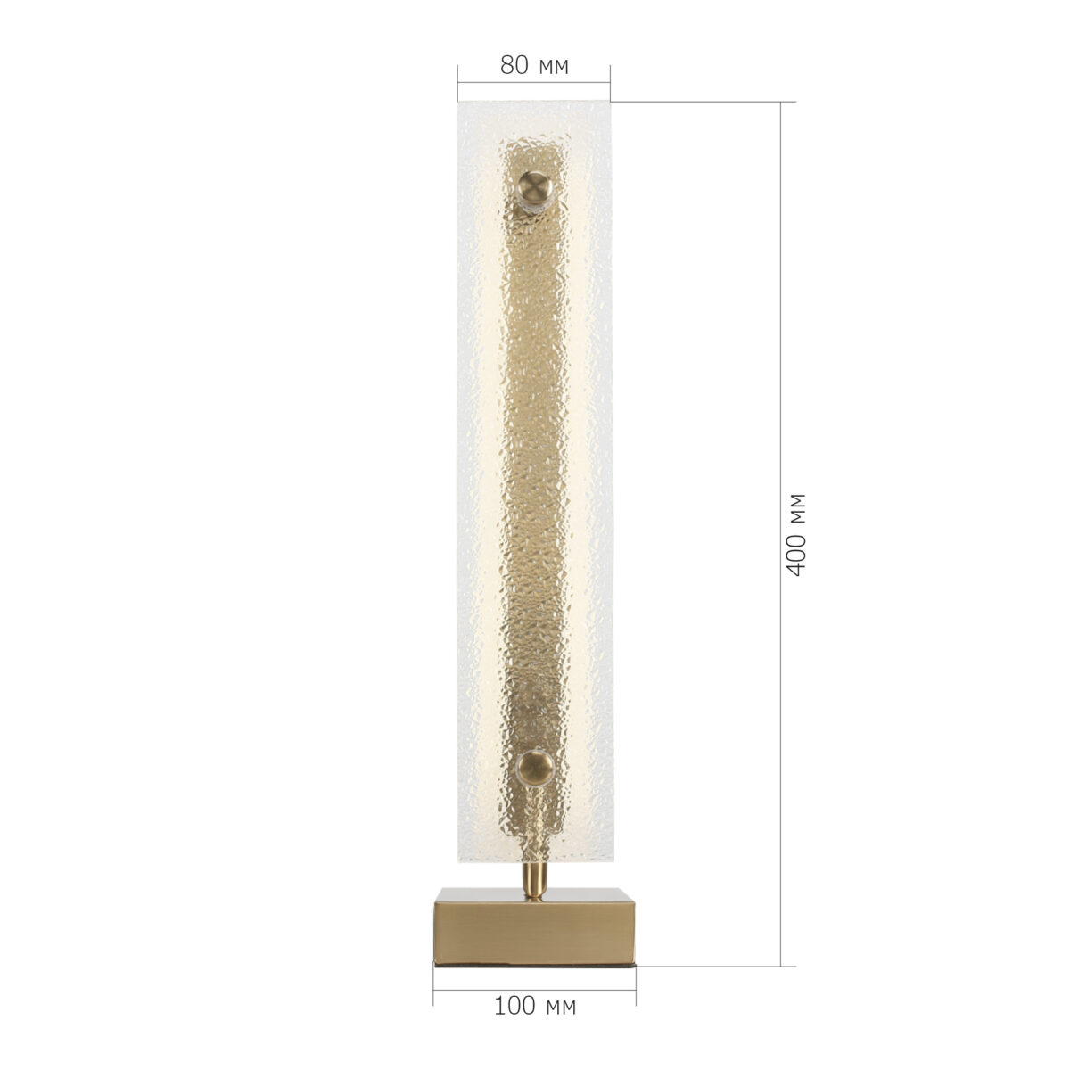 SL6245.204.01 Прикроватная лампа ST-Luce золотистый/Прозрачный LED 1*8W 4000K ФЭГИ — изображение 6