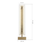 SL6245.204.01 Прикроватная лампа ST-Luce золотистый/Прозрачный LED 1*8W 4000K ФЭГИ — изображение 6