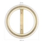 SL6245.212.01 Светильник потолочный ST-Luce золотистый/Прозрачный LED 1*40W 4000K ФЭГИ — изображение 6