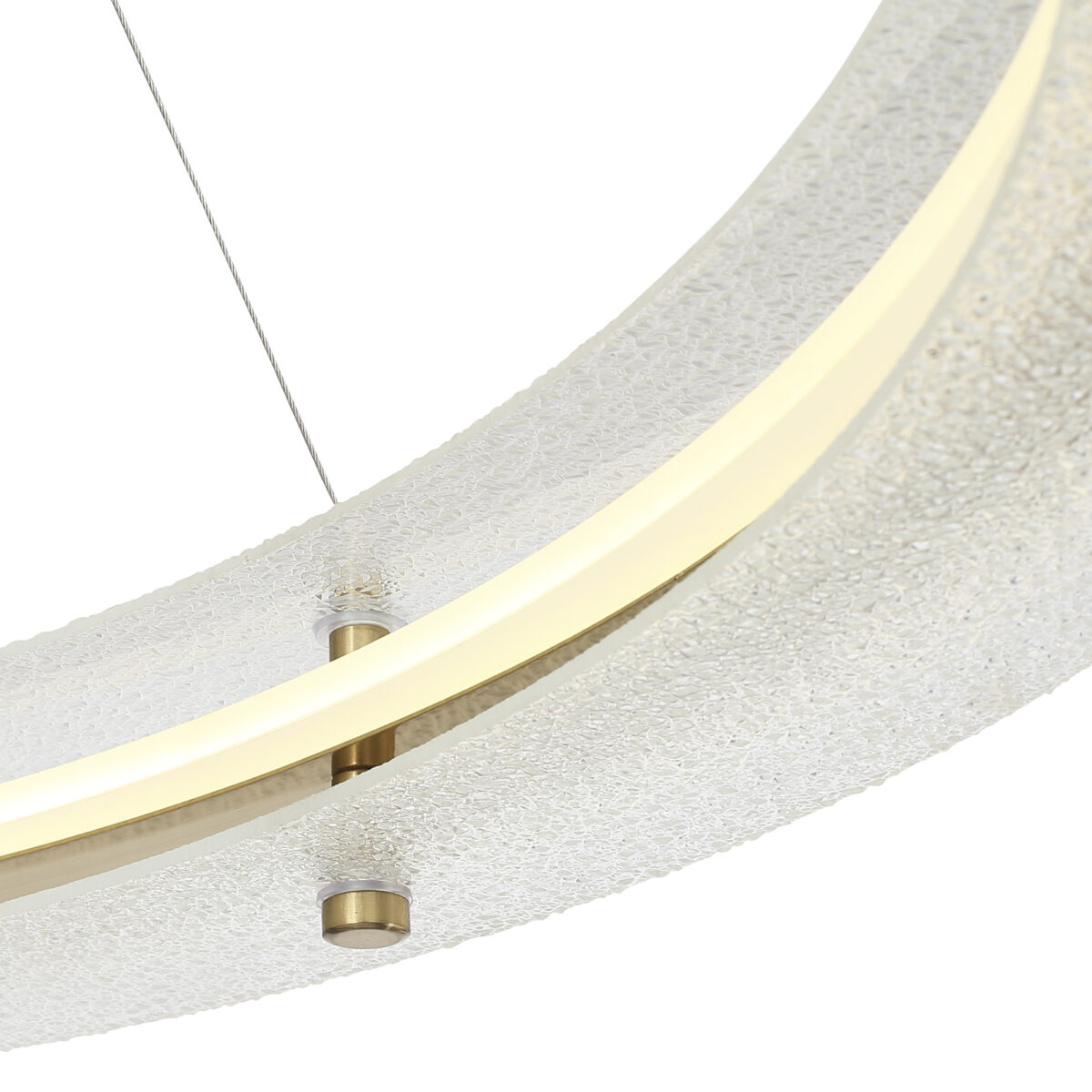SL6245.213.01 Светильник подвесной ST-Luce золотистый/Прозрачный LED 1*70W 4000K ФЭГИ — изображение 5