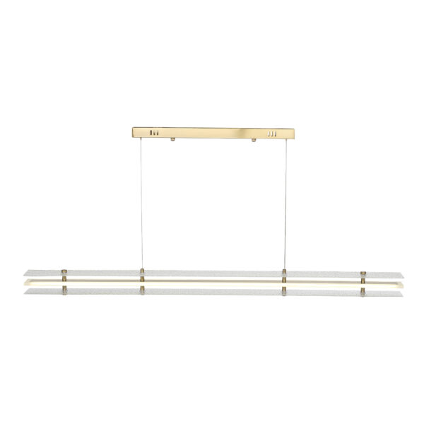 SL6245.223.01 Светильник подвесной ST-Luce золотистый/Прозрачный LED 1*30W 4000K ФЭГИ