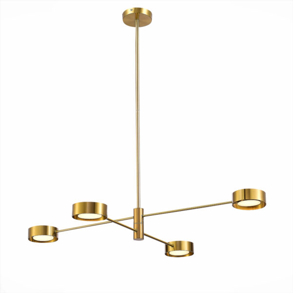 SL6504.302.04 Светильник потолочный ST-Luce Латунь/Латунь LED 4*5W 3000K ВИКО