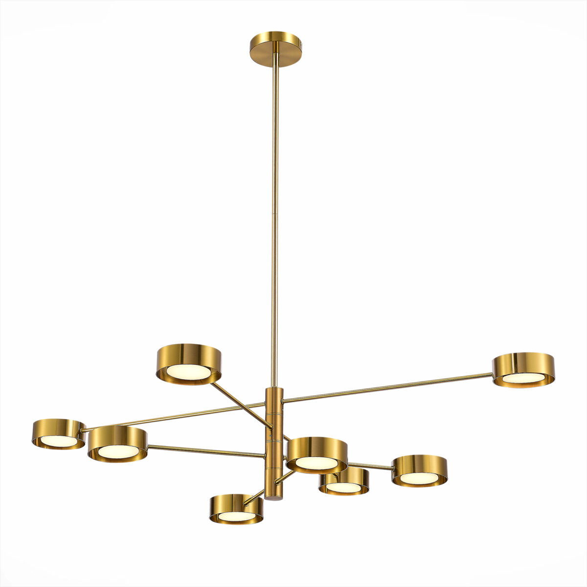 SL6504.302.08 Светильник потолочный ST-Luce Латунь/Латунь LED 8*5W 3000K ВИКО — изображение 1