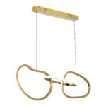 SL6505.203.26 Светильник подвесной ST-Luce Золотистый/Золотистый LED 1*26W 4000K АБРА