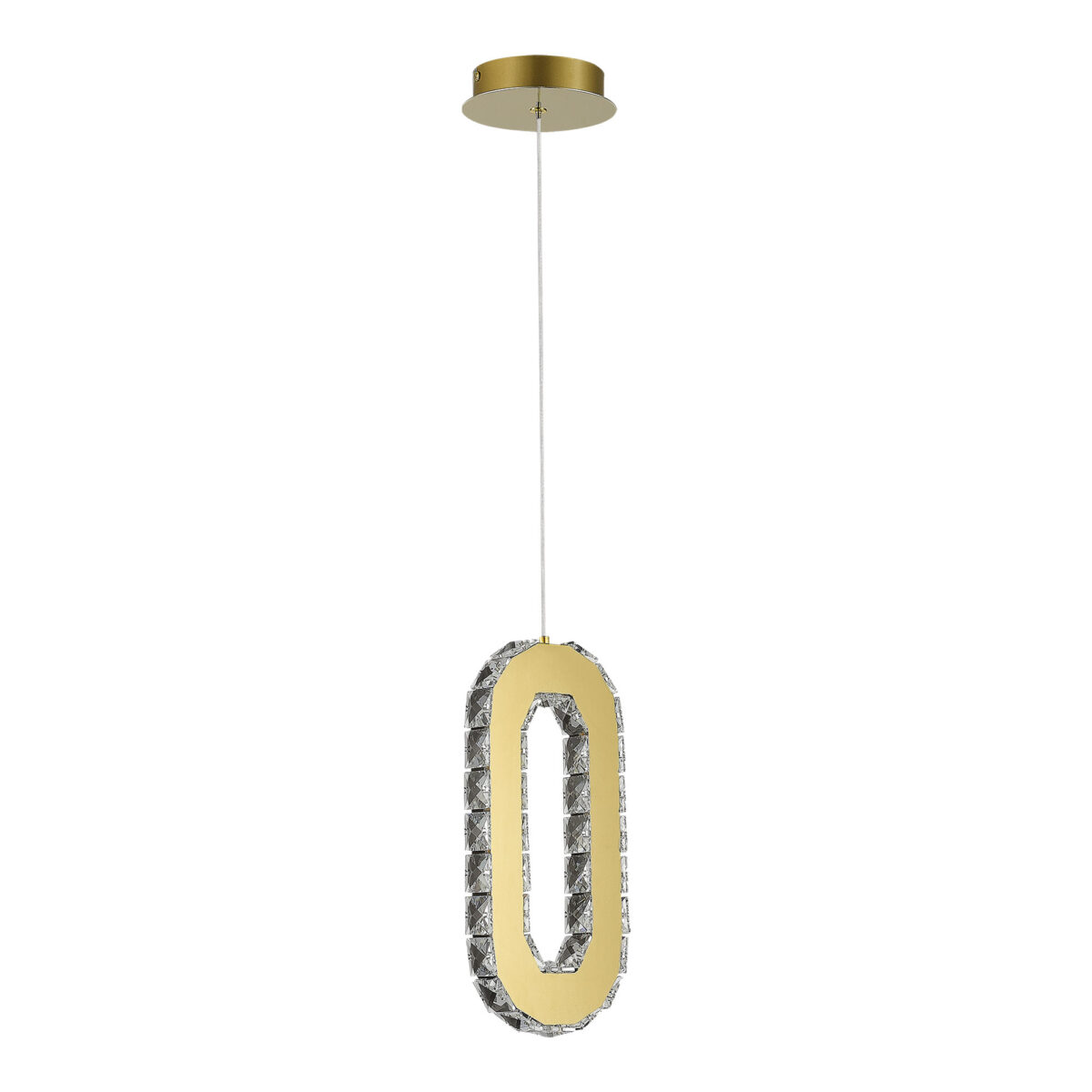 SL6506.203.01 Светильник подвесной ST-Luce Золотистый/Золотистый, Прозрачный LED 1*9W 3000K ЛУНГО — изображение 2