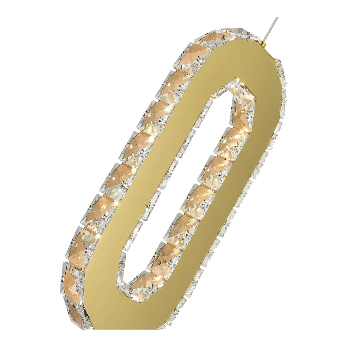 SL6506.203.01 Светильник подвесной ST-Luce Золотистый/Золотистый, Прозрачный LED 1*9W 3000K ЛУНГО — изображение 3