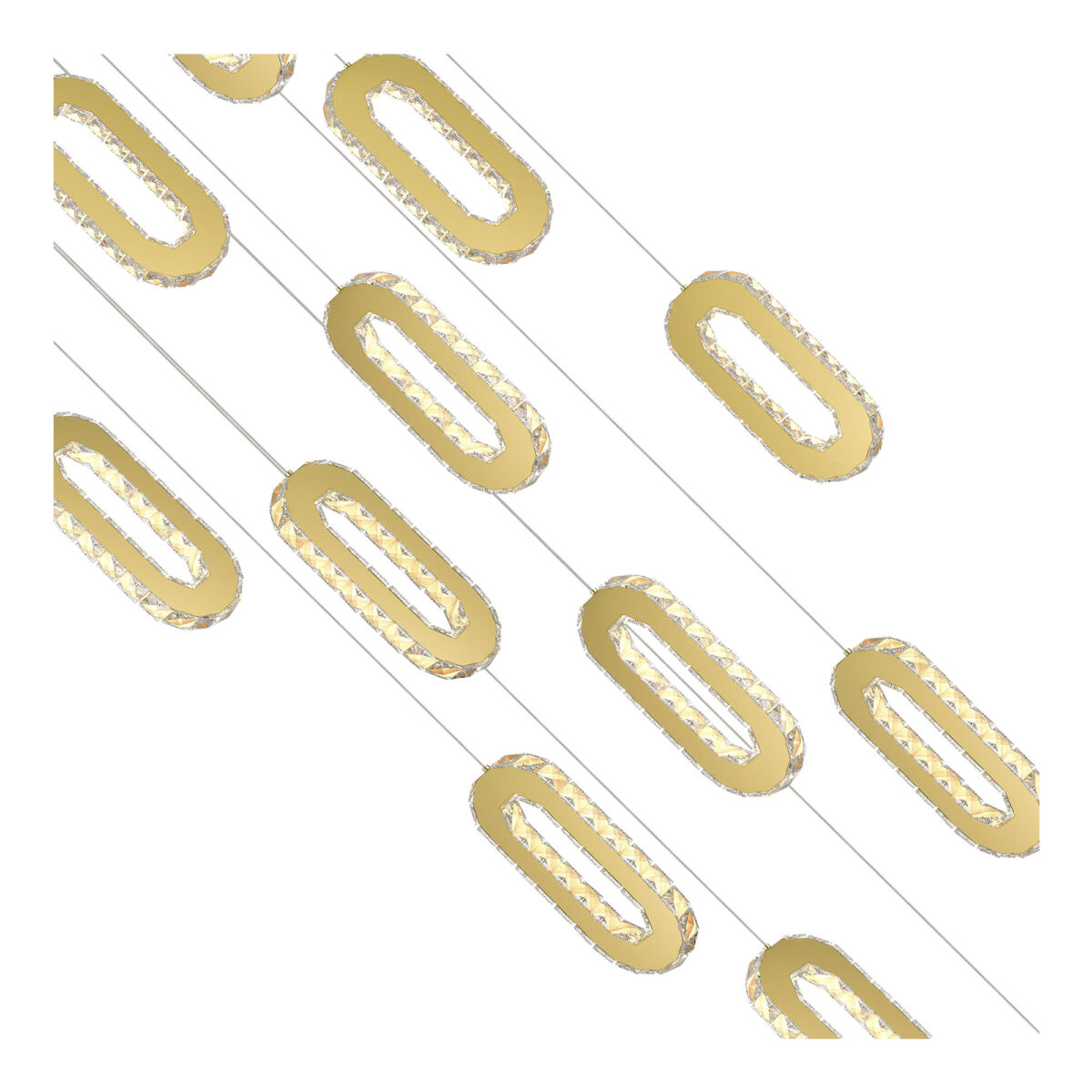 SL6506.203.12 Светильник подвесной ST-Luce Золотистый/Золотистый, Прозрачный LED 12*9W 3000K ЛУНГО — изображение 3