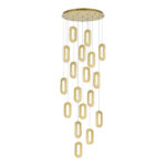SL6506.203.18 Светильник подвесной ST-Luce Золотистый/Золотистый, Прозрачный LED 18*9W 3000K ЛУНГО — изображение 2
