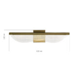 SL6509.201.01 Светильник настенный ST-Luce Золотистый/Прозрачный LED 1*18W 4000K ФЕЗАЛЕ — изображение 3