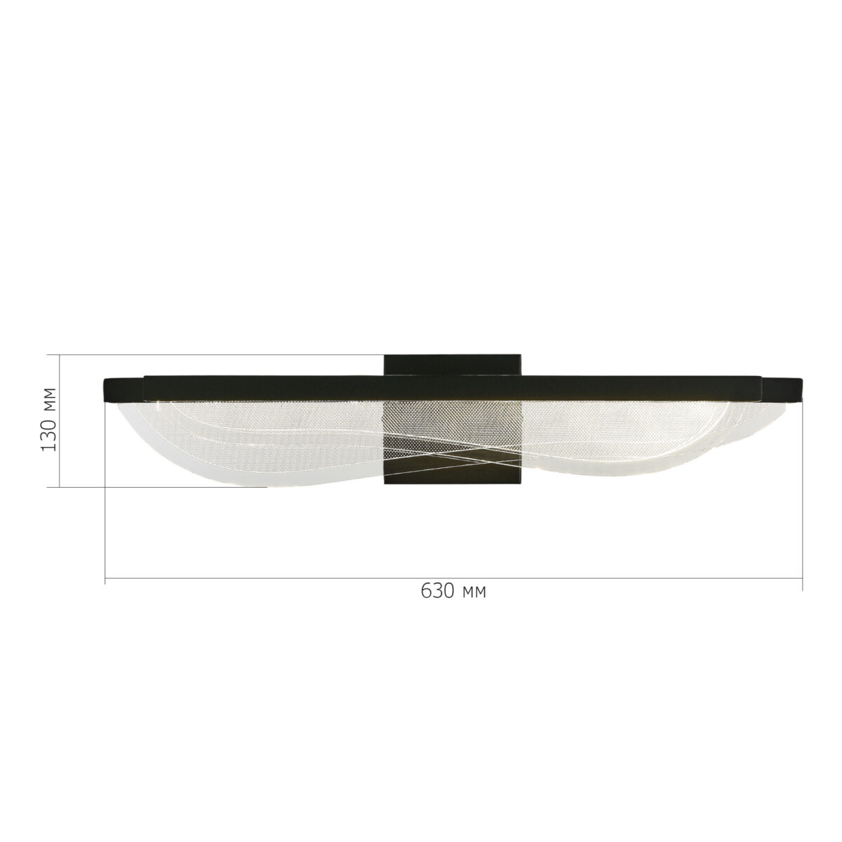 SL6509.401.01 Светильник настенный ST-Luce Черный/Прозрачный LED 1*18W 4000K ФЕЗАЛЕ — изображение 3