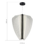 SL6509.413.01 Светильник подвесной ST-Luce Черный/Прозрачный LED 1*75W 4000K ФЕЗАЛЕ — изображение 4