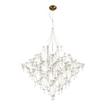 в наличии SL6601.203.114 Светильник подвесной ST-Luce Золотистый/Прозрачный LED 114*0,5W 3000K ГРАВЕТТА - купить в интернет-магазине Светильники Торг