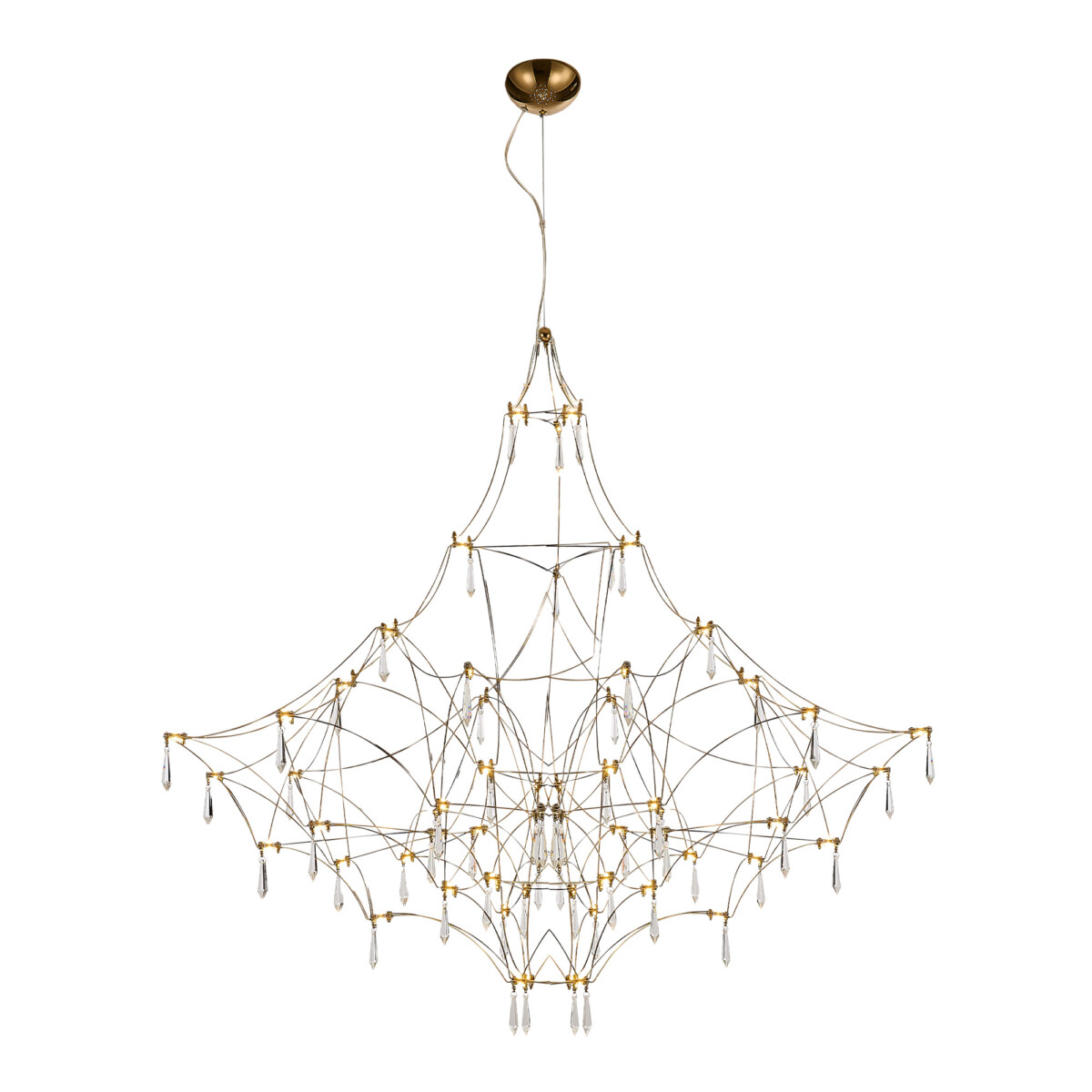 SL6601.213.114 Светильник подвесной ST-Luce Золотистый/Прозрачный LED 114*0,5W 3000K ГРАВЕТТА - купить 768169 на сайте Светильники Торг в наличии SL6601.213.114 Светильник подвесной ST-Luce Золотистый/Прозрачный LED 114*0,5W 3000K ГРАВЕТТА - купить в интернет-магазине Светильники Торг