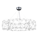 SL6602.103.72 Светильник подвесной ST-Luce Хром/Прозрачный LED 1*72W 4000K ГРАВЕТТА