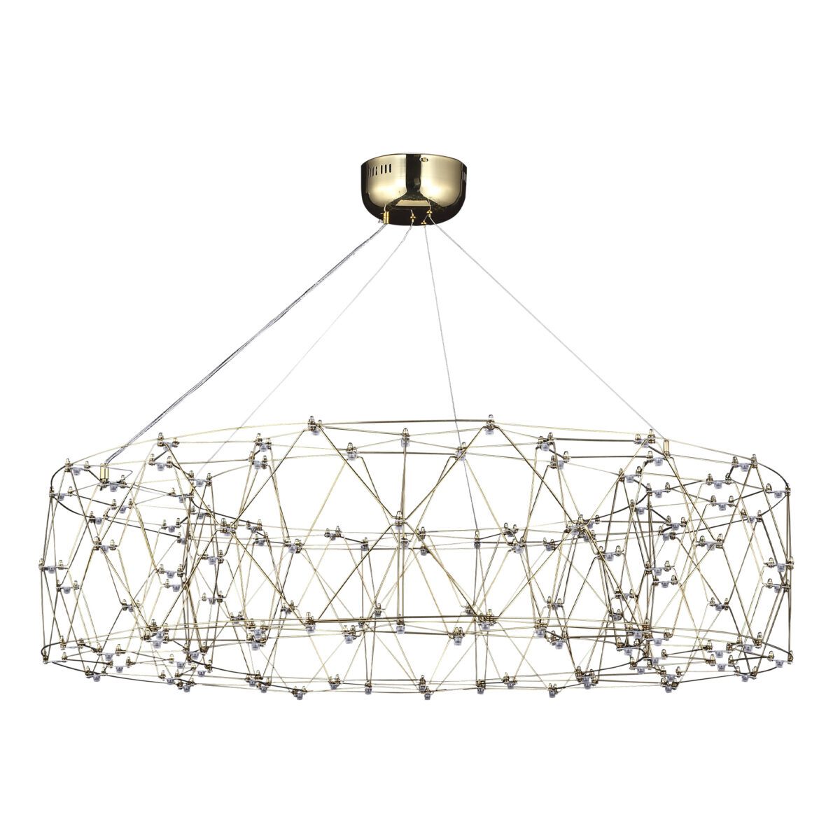 SL6602.203.72 Светильник подвесной ST-Luce Золотистый/Прозрачный LED 1*72W 4000K ГРАВЕТТА — изображение 1