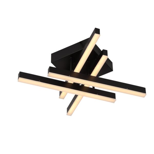 SL933.402.04 Люстра потолочная ST-Luce Черный/Черный, Белый LED 1*22W 3000K/4000K/6000K САМЕНТО