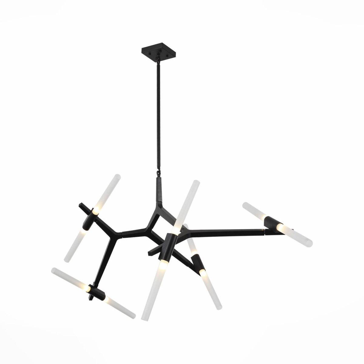 SL947.402.10 Люстра потолочная ST-Luce Черный/Белый G9 10*5W ЛАКОНИСТА — изображение 1