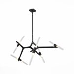 SL947.402.10 Люстра потолочная ST-Luce Черный/Белый G9 10*5W ЛАКОНИСТА